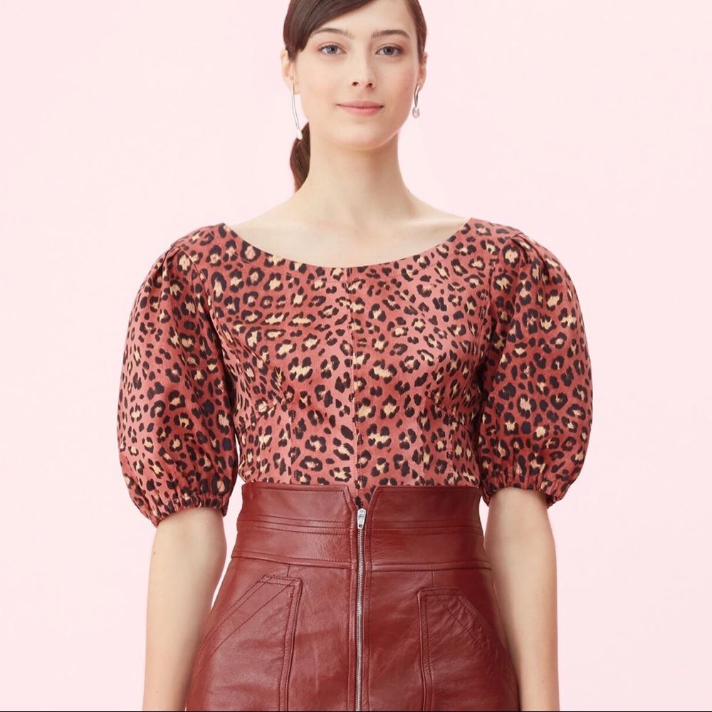 Rebecca Taylor Leopard Top